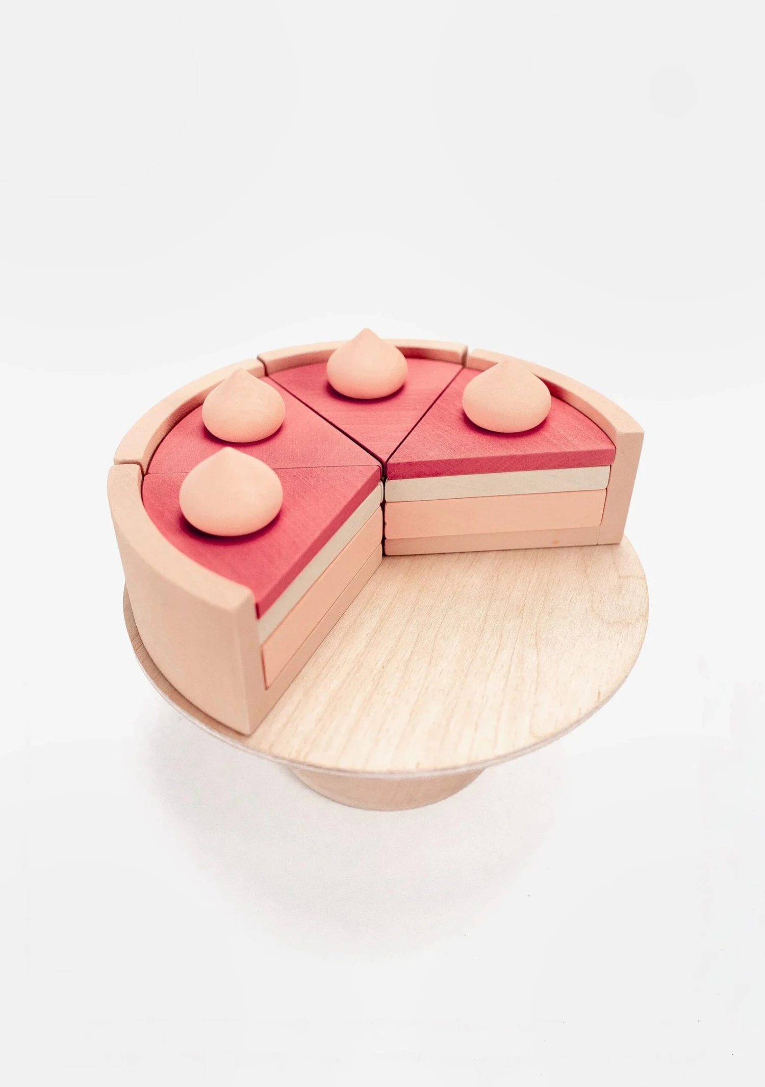 Handmade Strawberry Layer Cake On A Stand 10 Handmade Strawberry Layer Cake On A Stand - Image 10