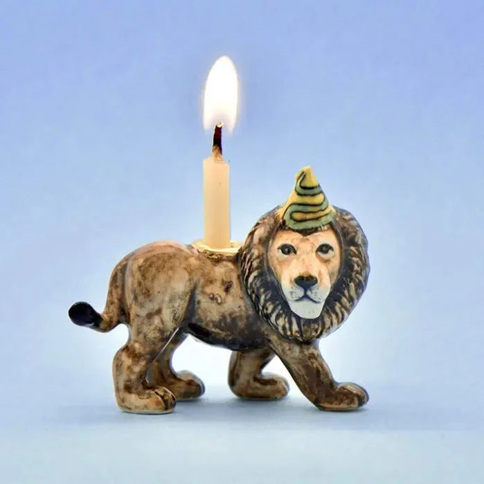 Lion "Party King" Cake Topper 3 Lion "Party King" Cake Topper - Image 3