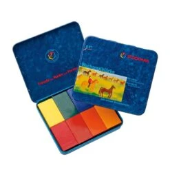 Stockmar Wax Block Crayons Waldorf Tin Case - 8 Assorted 5 Stockmar Wax Block Crayons Waldorf Tin Case - 8 Assorted -Toy Shop 85034001 1