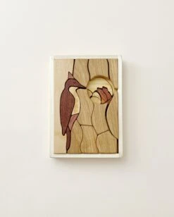 Handmade Double Layer Wooden Puzzle - The Nest