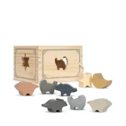 Konges Sløjd Wooden Dinosaur Shape Sorter -Toy Shop DINO SHAPE SORTER Wooden toys KS3903 MULTI 1080x jpg