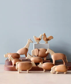 Handmade Chunky Wooden Animals