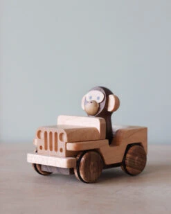Wooden Animal Pull-Back Car -Toy Shop IMG 3046