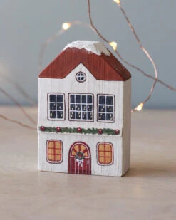 Handmade Wooden Christmas Village -Toy Shop IMG 3330
