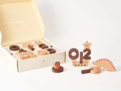 Numbers Play Block Set 18 Numbers Play Block Set -Toy Shop Oioiooi numbers play block set box
