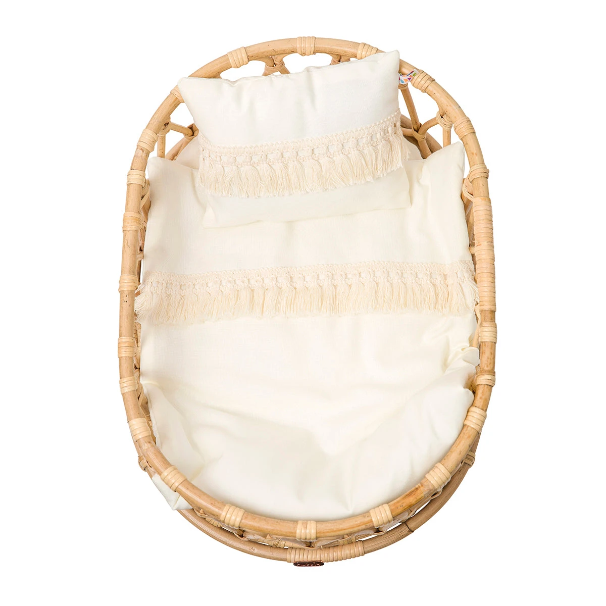 Poppie Rattan Doll Crib + Duvet Set 4 Poppie Rattan Doll Crib + Duvet Set - Image 4