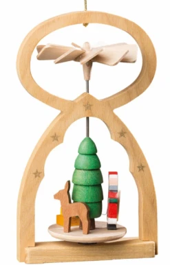 Richard Glaesser Mini Pyramid Hanging Ornament - Santa -Toy Shop ScreenShot2022 12 07at5.17.50PM