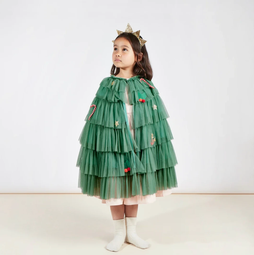 Meri-Meri Meri Meri Tree Cape Costume 1 Meri-Meri Meri Meri Tree Cape Costume