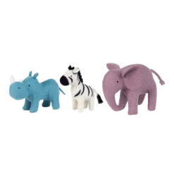 Olli Ella Holdie Folk Felt Safari Animals -Toy Shop Set Holdie Animals Safari 800x png