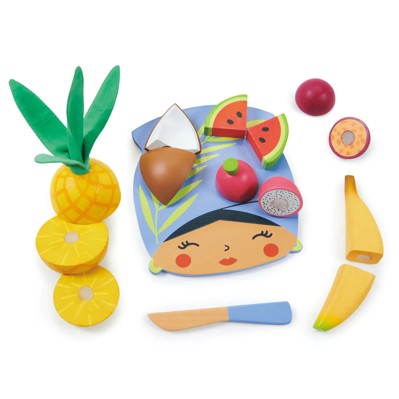Tender Leaf Toys Tropical Fruit Chopping Board 3 Tender Leaf Toys Tropical Fruit Chopping Board - Image 3