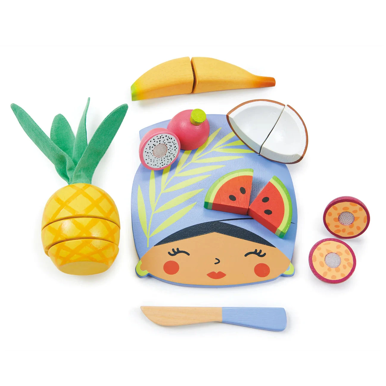 Tender Leaf Toys Tropical Fruit Chopping Board 2 Tender Leaf Toys Tropical Fruit Chopping Board - Image 2