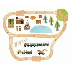 Tender Leaf Toys Wild Pines Train Set -Toy Shop TL8702 wild pines train set 10 jpg