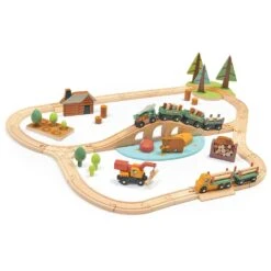 Tender Leaf Toys Wild Pines Train Set -Toy Shop TL8702 wild pines train set 1 jpg
