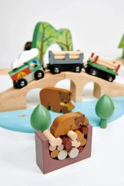 Tender Leaf Toys Wild Pines Train Set -Toy Shop TL8702 wild pines train set 5 jpg