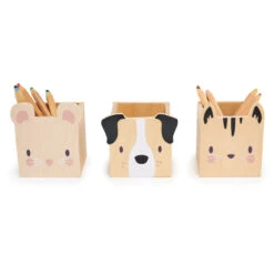 Tender Leaf Toys Pet Pencil Holders (Set Of 3) -Toy Shop TL8827 pet pencil holders 3 1296x jpg