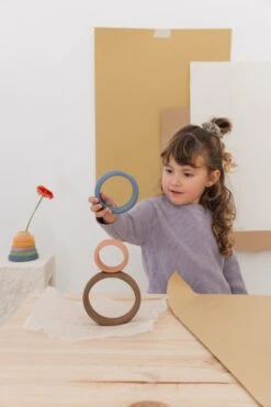 Raduga Grez | Handmade Stacking Circles -Toy Shop bacon studio 61 f3bf0ebbf1 4cc15cd27d8e672c33114b22b2aaa6ee