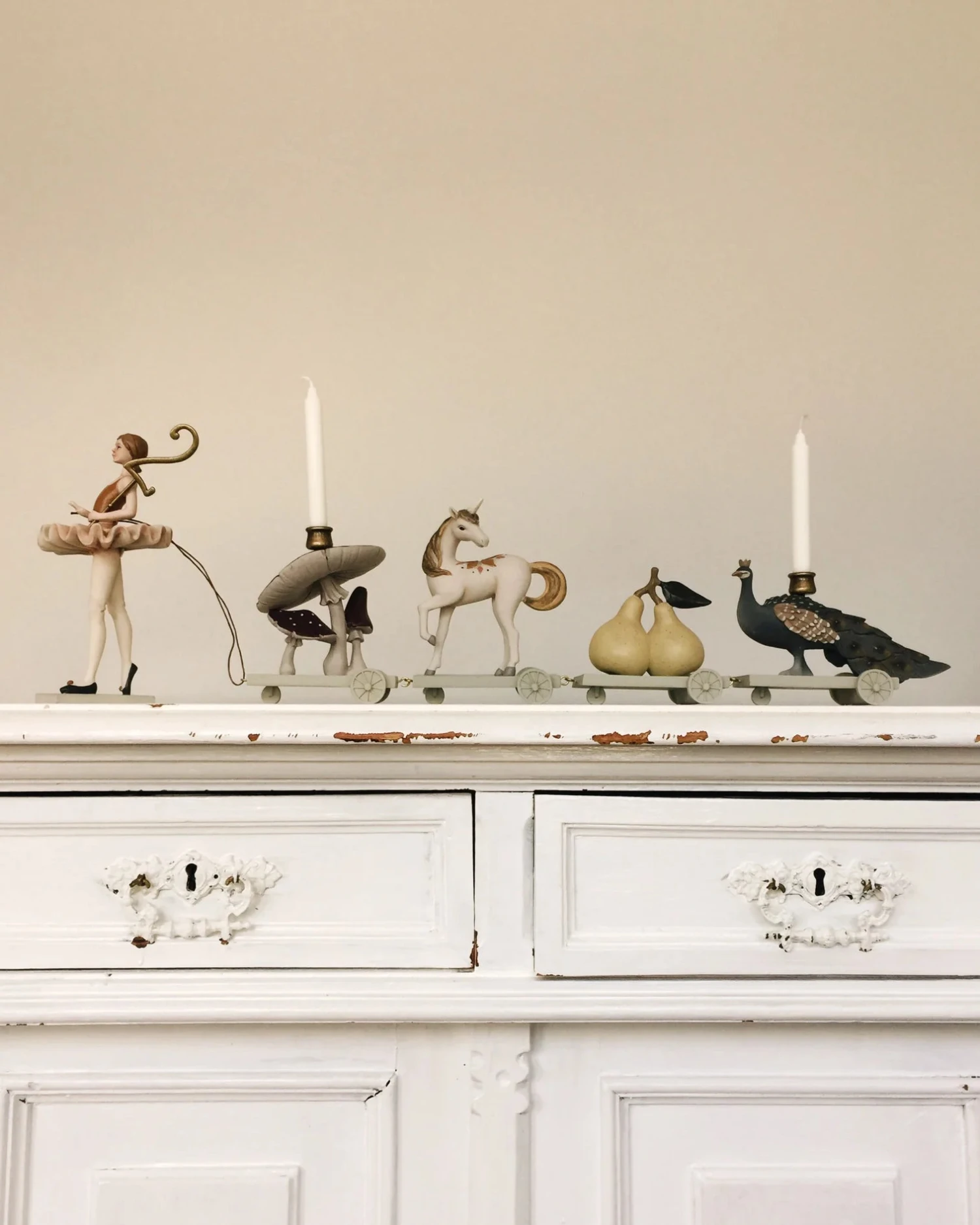 Konges Sløjd Ballerina Birthday Train With Beeswax Candles 5 Konges Sløjd Ballerina Birthday Train With Beeswax Candles - Image 5