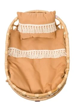 Poppie Rattan Doll Crib + Duvet Set 9 Poppie Rattan Doll Crib + Duvet Set -Toy Shop clay crib bedding jpg