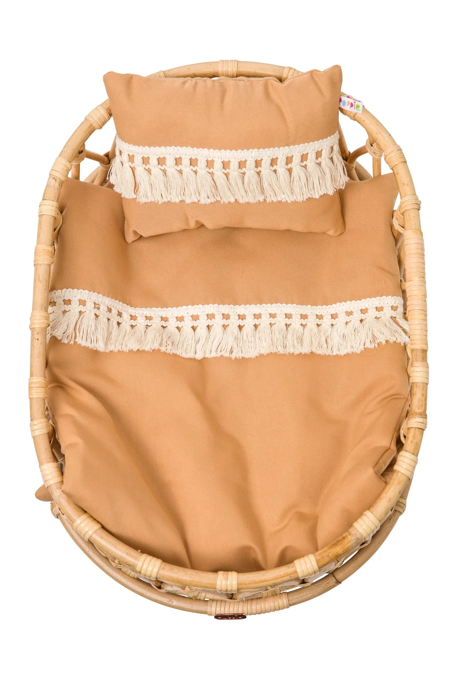 Poppie Rattan Doll Crib + Duvet Set 5 Poppie Rattan Doll Crib + Duvet Set - Image 5