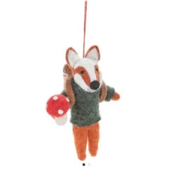 Handmade Felt Fox Christmas Tree Ornament -Toy Shop image 5a1a3038 6041 461d 8242 55e0c7ef8001