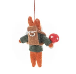 Handmade Felt Fox Christmas Tree Ornament -Toy Shop image ed730bff afab 4c2c 9c19 5fc4507edf3c