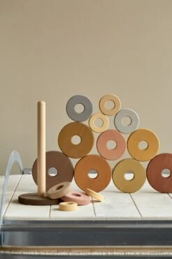 Raduga Grez | Handmade Large Pyramid Tower Stacker - Natural -Toy Shop raduga 2111216281 504127efa1 0d19de2c812ec701e255c29123600c56