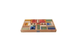 Wooden Rainbow Blocks In Tray - 54 Pcs -Toy Shop rainbow blocks 54pcs in tray jpg