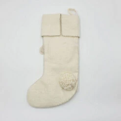 Handmade Sheep Christmas Stocking 7 Handmade Sheep Christmas Stocking -Toy Shop sheep rear
