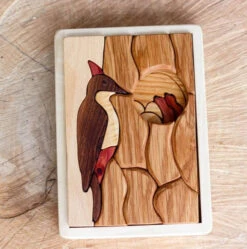 Handmade Double Layer Wooden Puzzle - The Nest -Toy Shop the nest