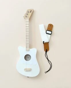 Kids Wooden Guitar With Strap -Toy Shop uHnd2XJM